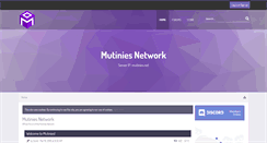 Desktop Screenshot of mutinies.net